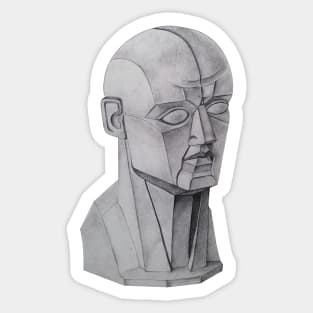 Art of anatomy, Head structure, Sculpture drawing Sticker